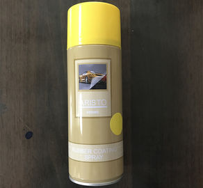 Peelable λαστιχένιο επιστρώματος ψεκασμού χρωμάτων βασισμένο στο νερό αερόλυμα χρώματος χρωμάτων κίτρινο