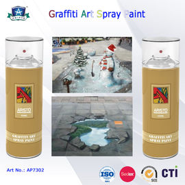400ml κονσερβοποιημένο περιβαλλοντικό γρήγορα ξεραίνοντας χρώμα τέχνης ψεκασμού γκράφιτι για τον καλλιτέχνη στο ξύλο μετάλλων